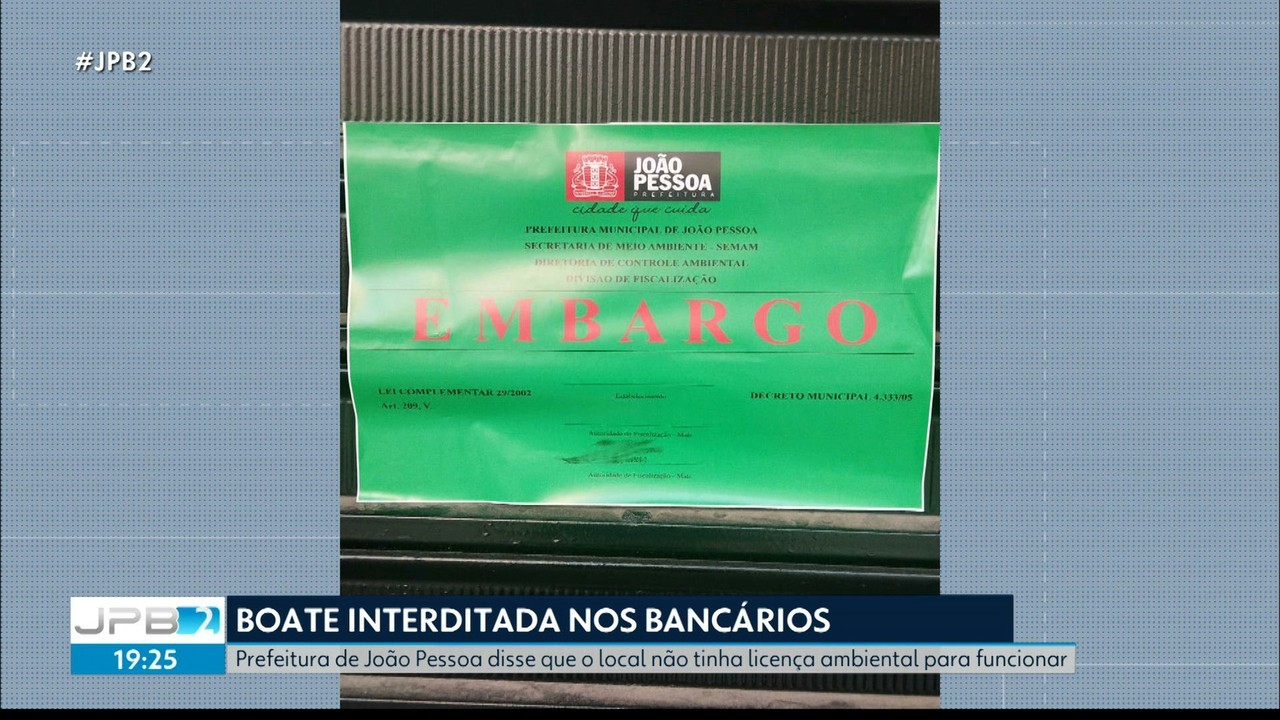 Boate é interditada por falta de licença ambiental nos Bancários, em João Pessoa